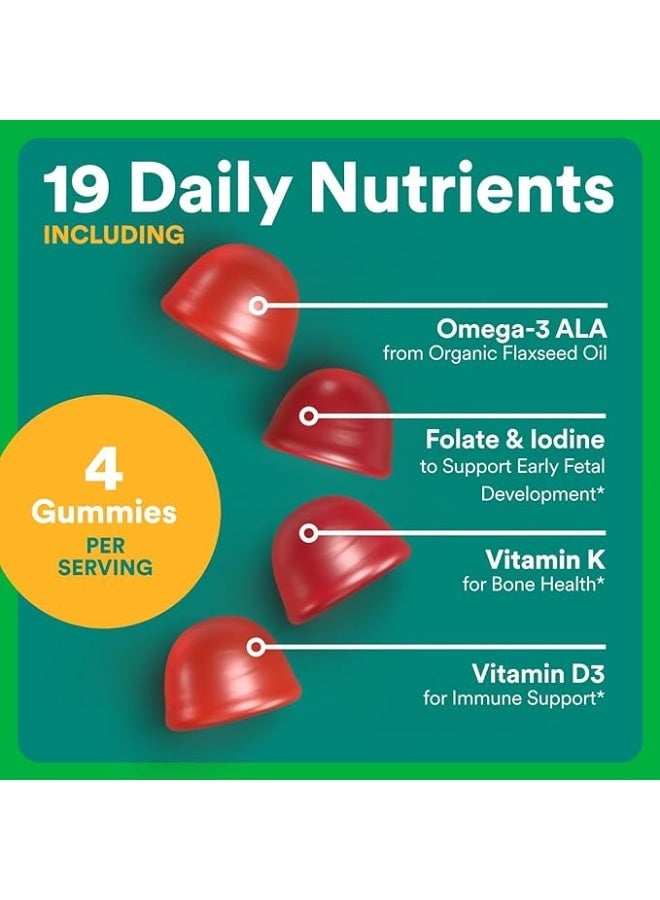 SmartyPants, Organic Prenatal Multi & Omegas, Grape, Blueberry & Mixed Berry, 120 Gummies - Image 2